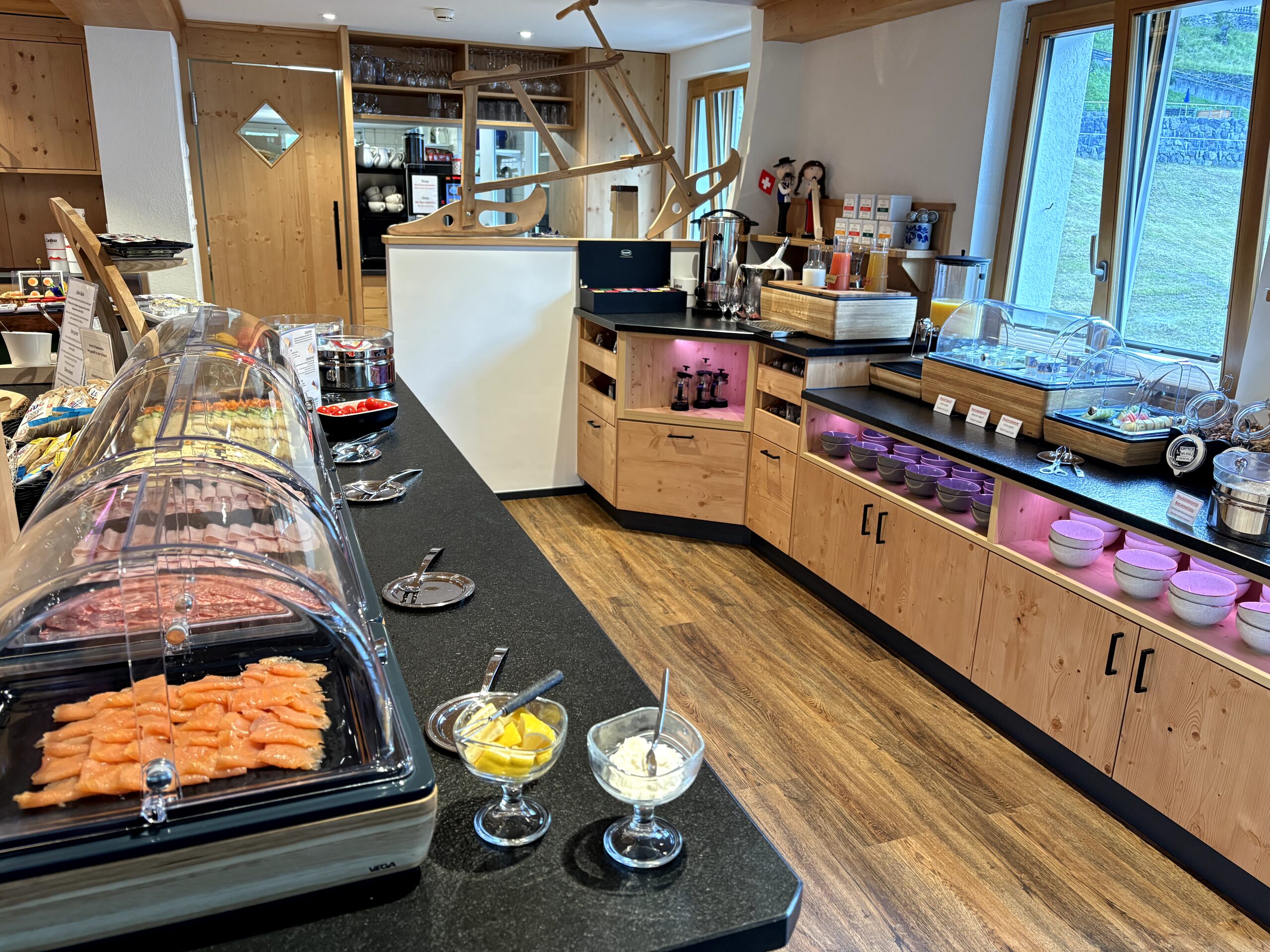 朝食ビュッフェ