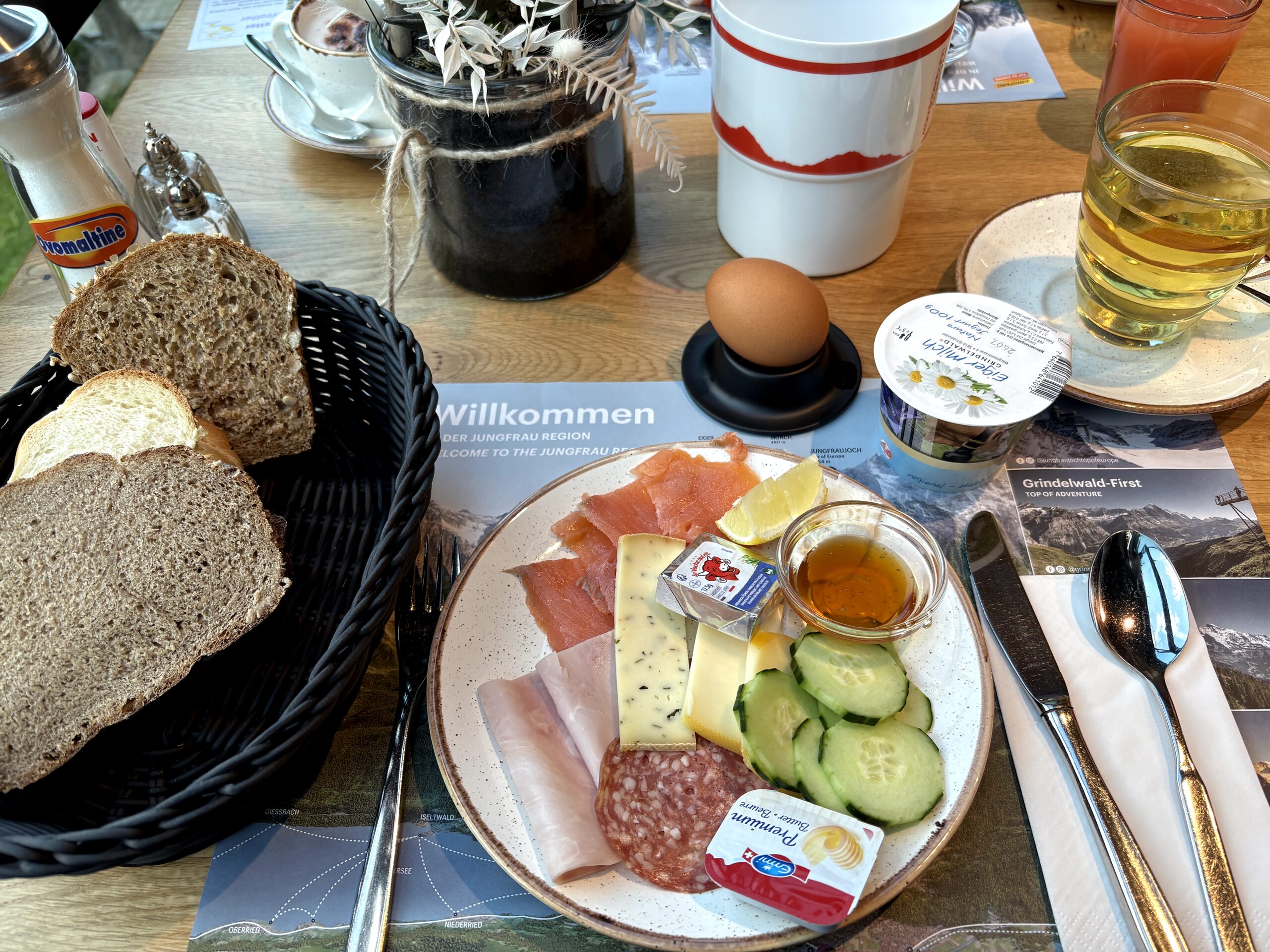 朝食ビュッフェ