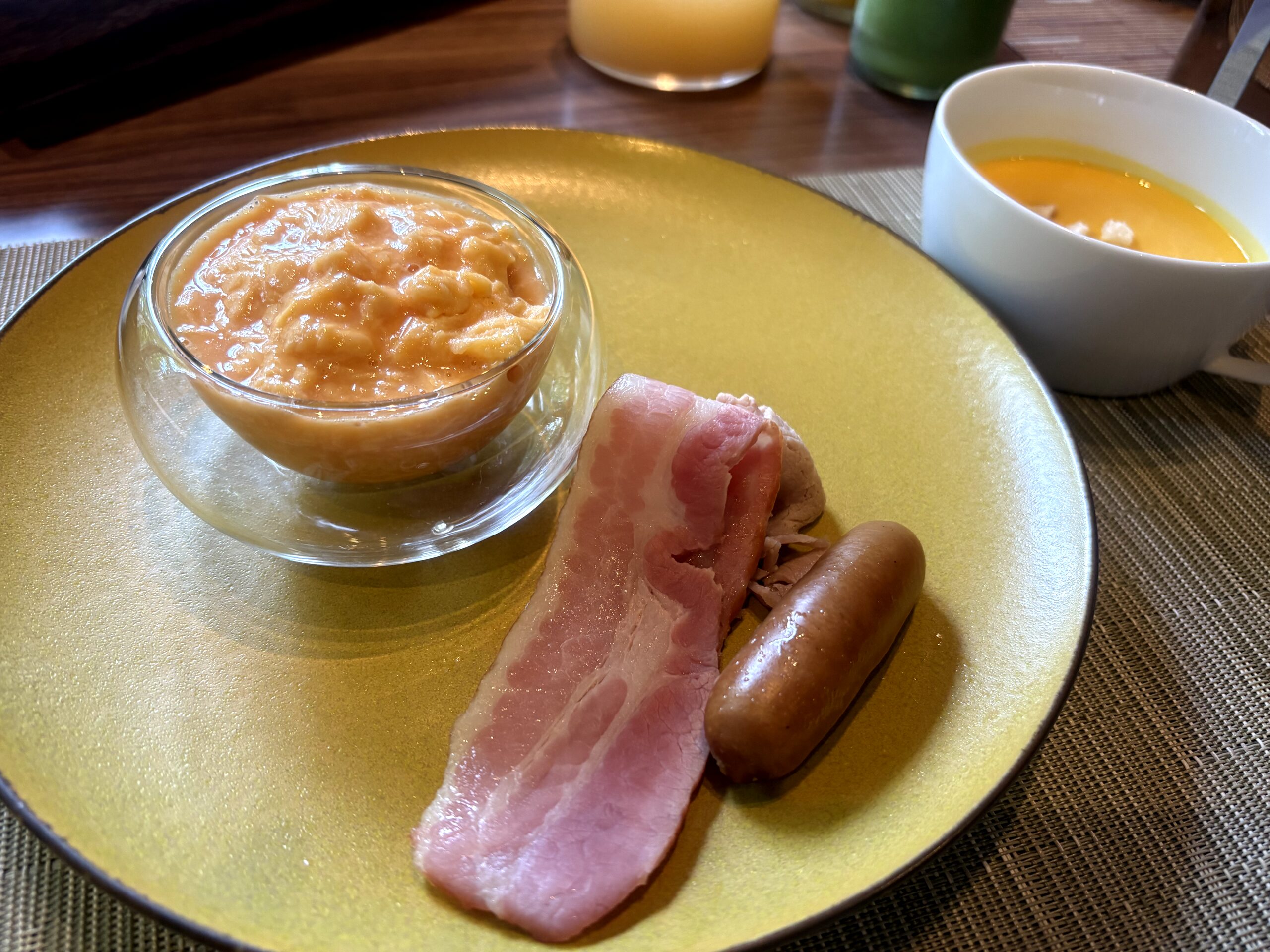 朝食のオーダーメニュー