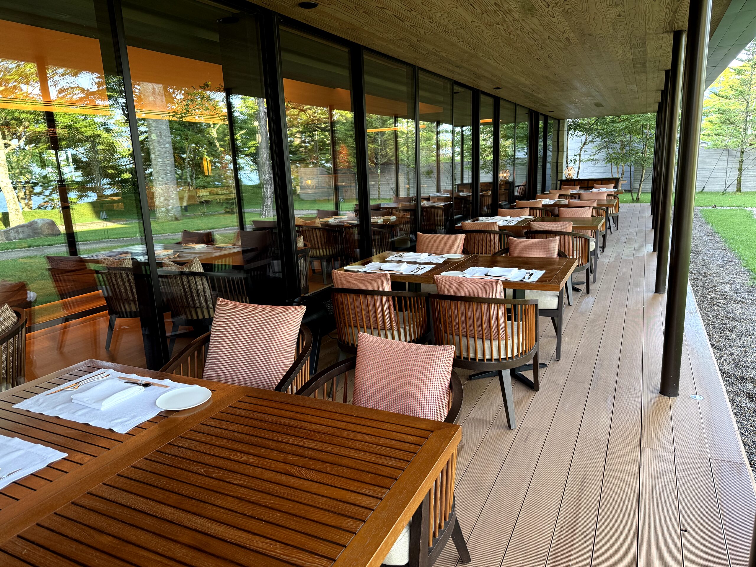 朝食会場「The Japanese Restaurant by The Ritz-Carlton, Nikko」