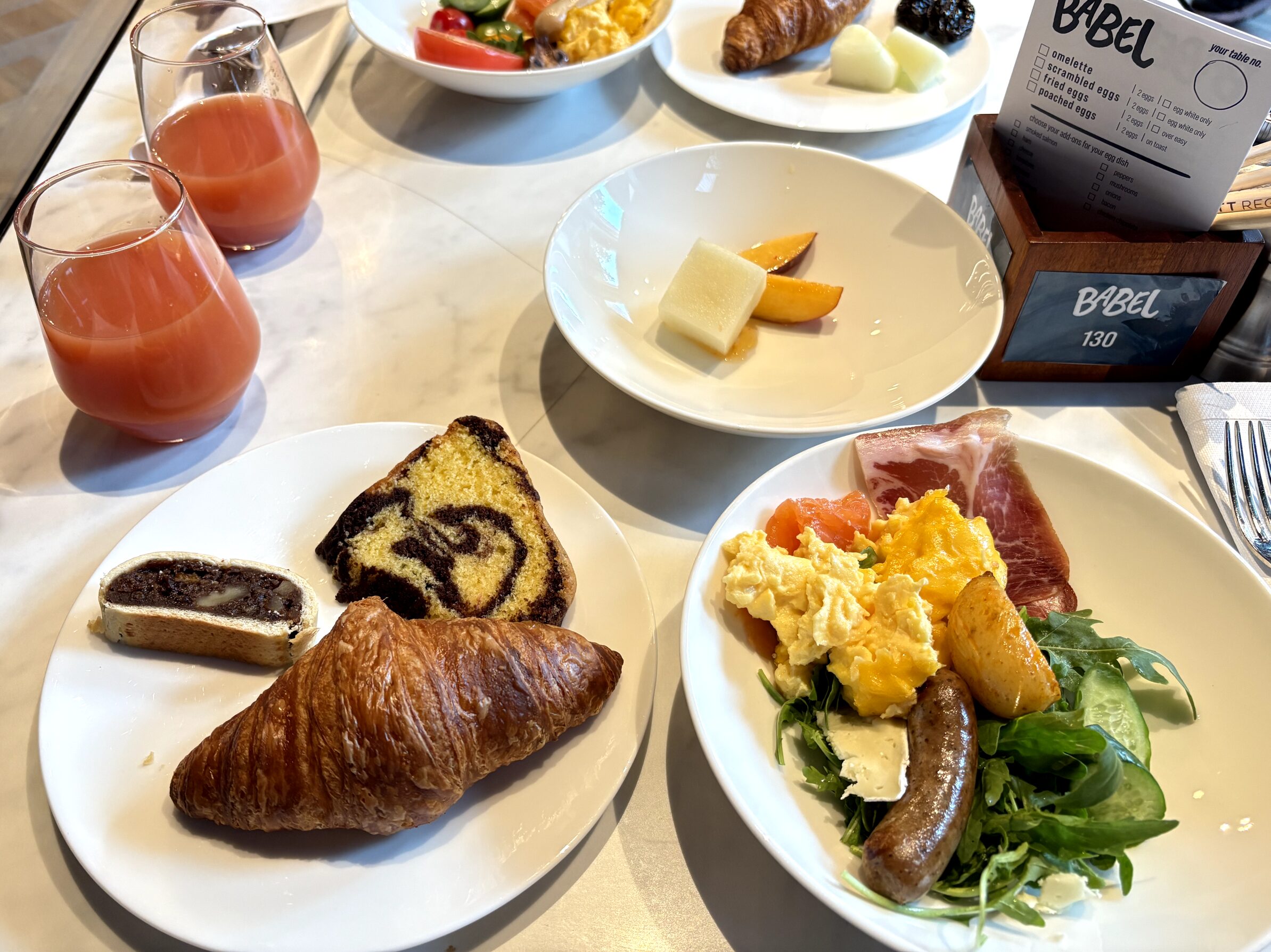 レストラン「Babel」朝食ビュッフェ