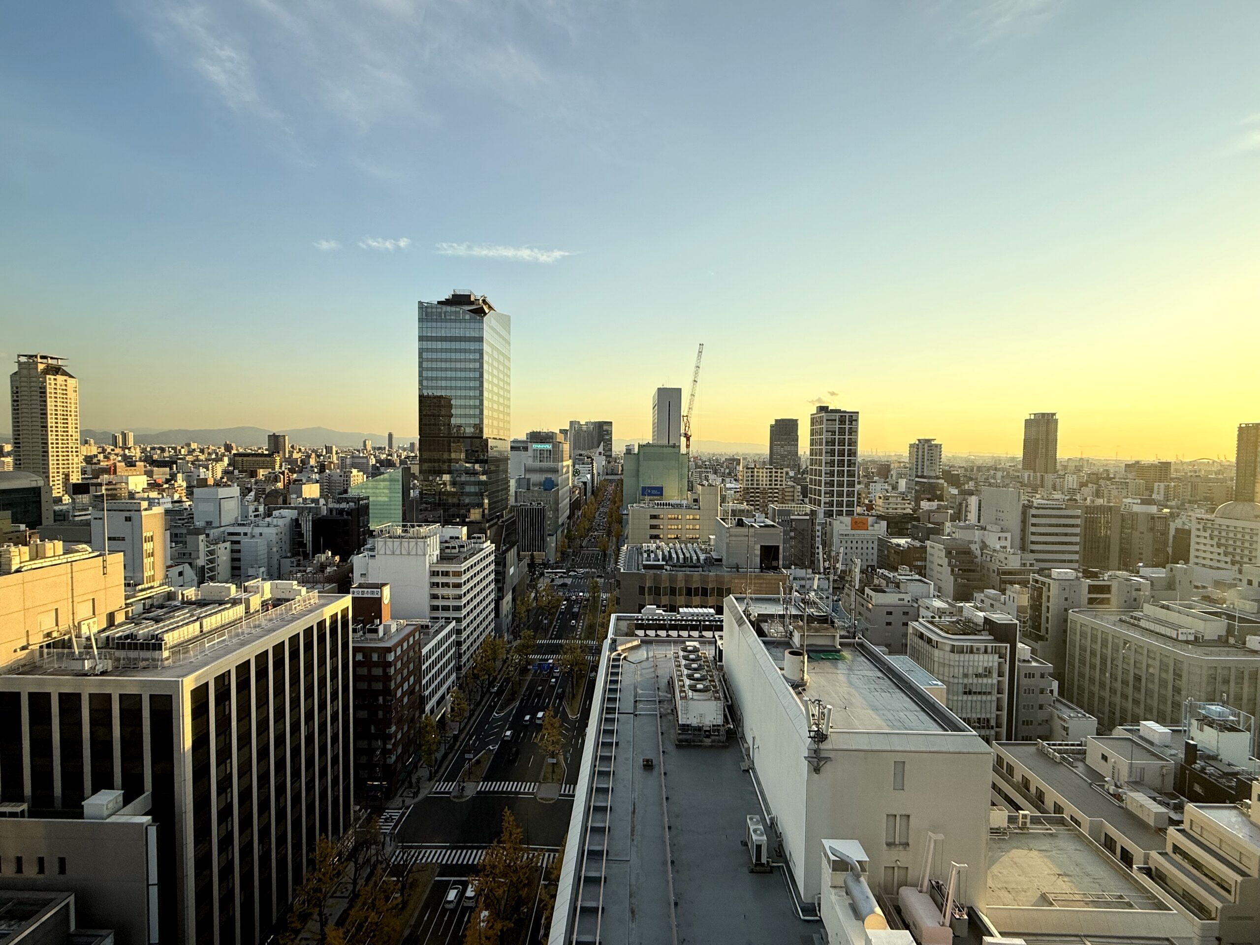 ベッドルームからの眺望